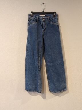 Levi's Classic Straight-Leg Blue Denim Jeans Size 24